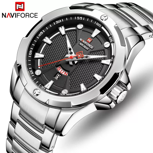 NAVIFORCE 9161-SB LUXURY STAINLESS STEEL