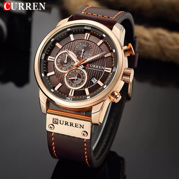 CURREN 8291 MARRON LUXURY MAN WATCH